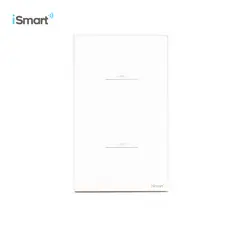 ISMART - Switch Panel Blanco 2 Toques