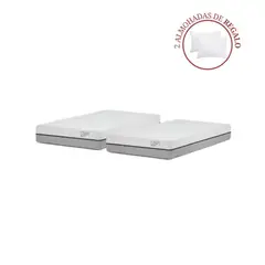 ROSEN - Combo 2 Colchón Pratta 2 Plazas + 2 Almohadas