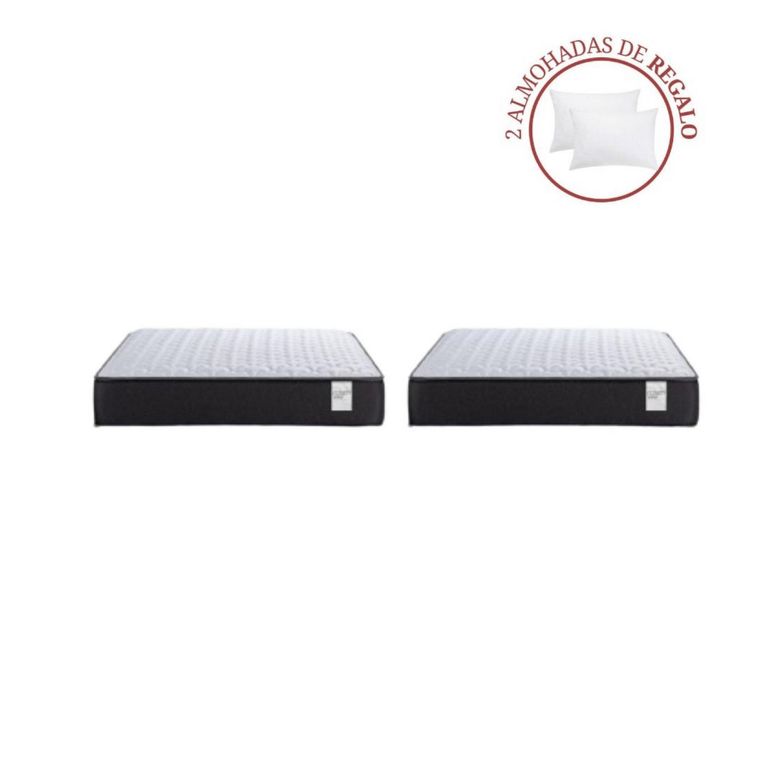 Combo 2 Colchón Move 1.5 Plazas + 2 Almohadas