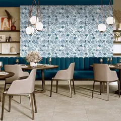 GRAIMAN - Gres Porcelanico Azul Decorado 60x120cm 2.16m2