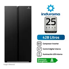 INDURAMA - Refrigeradora Indurama 428L Side By Side 2 Puertas RI-769N
