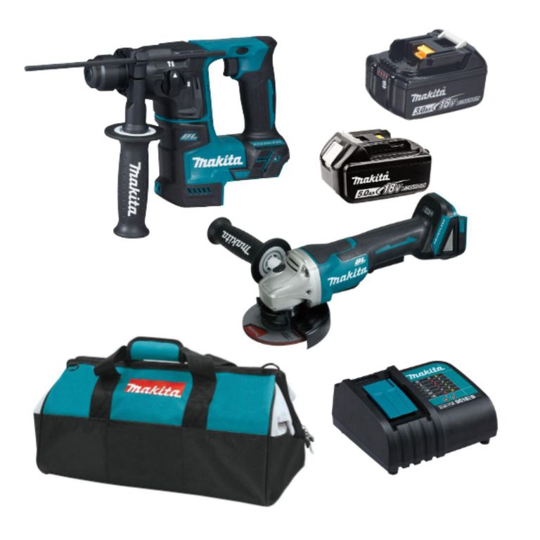 Kit Rotomartillo Makita Con Batería