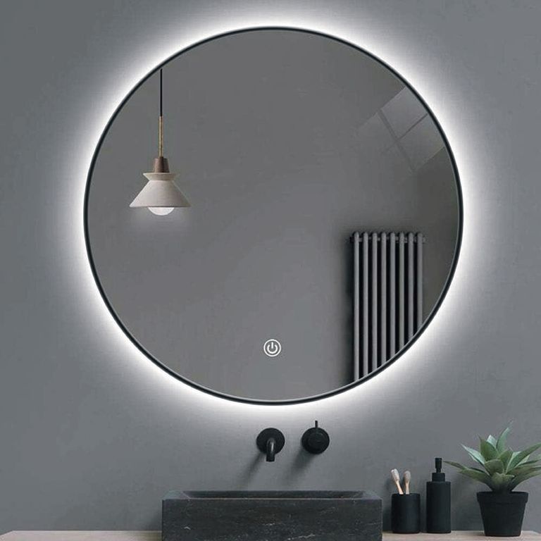Espejo LED de Baño París Blanco/Negro