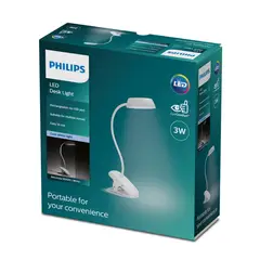 PHILIPS - Lámpara de Escritorio Donutclip