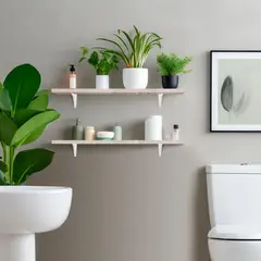 LUCANAS FURNITURE - Repisa de Melamina Piedra Clara 30x90cm