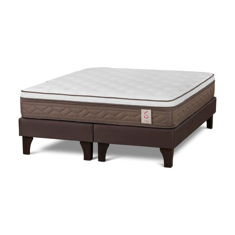 Cama Europea New Style 6 King Café