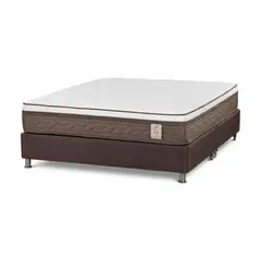 ROSEN - Box Tarima New Style 6 Queen + 2 Almohadas Memory Max Café