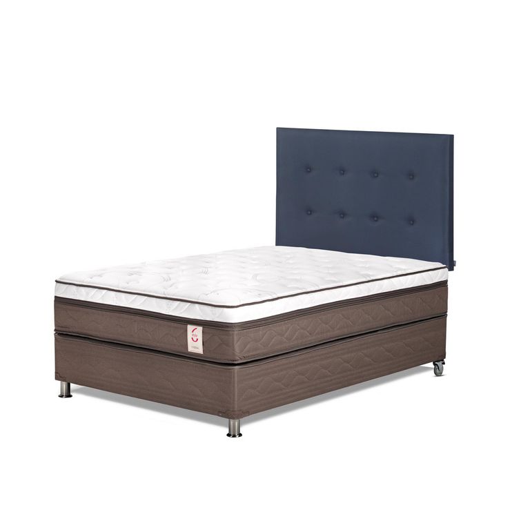 Box Tarima New Style 6 1.5 Plazas West Azul