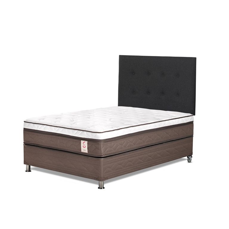 Box Tarima New Style 6 1.5 Plazas West Grafito
