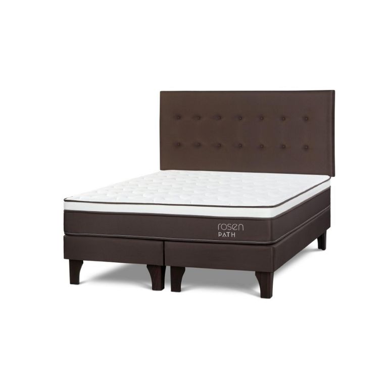 Cama Europea Path Cafe Queen + Cabecera West