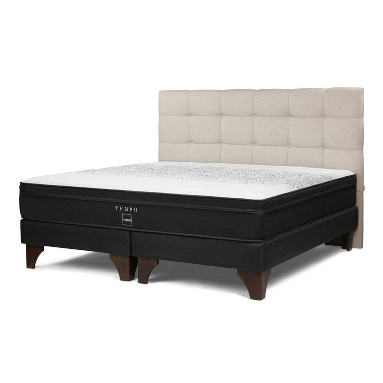 Dormitorio Europeo Tempo Issey Queen + 2 Almohadas