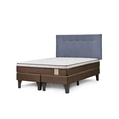 ROSEN - Cama Europea New Style 4 Plus Queen New Bennet Denim