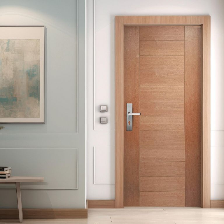 Puerta Principal Madera Pino Zadar Maraclar