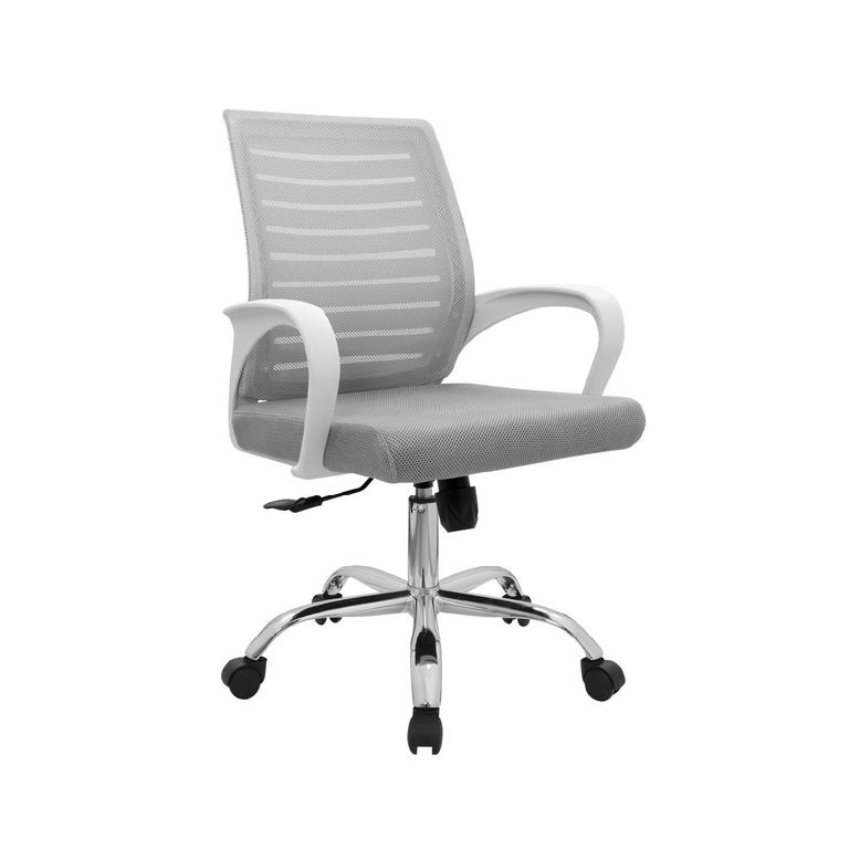 Silla de Oficina Dex B Gris/Blanco