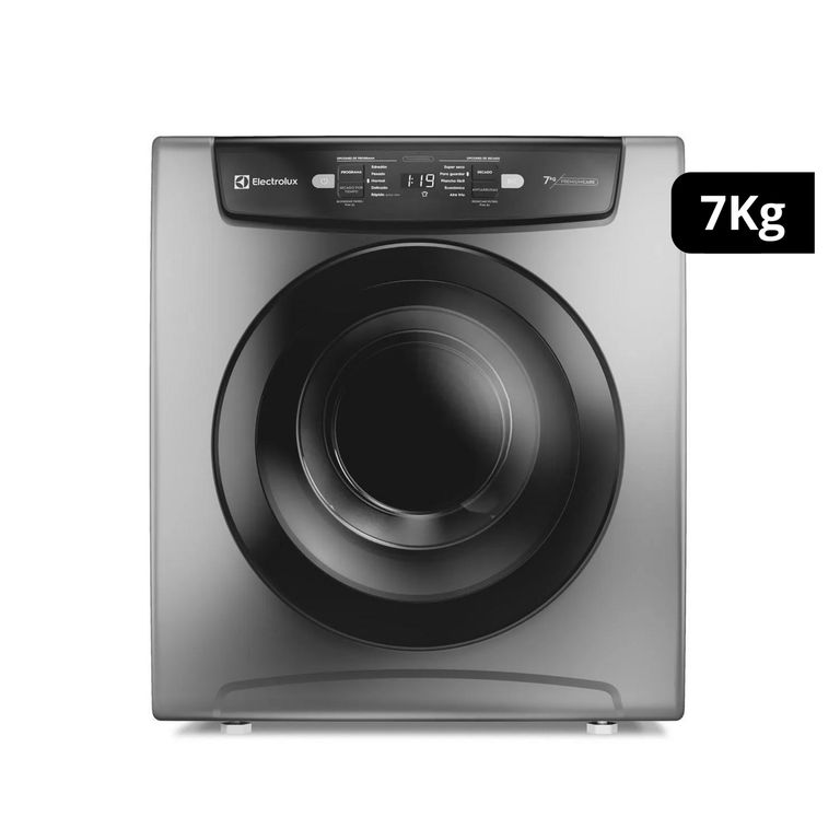 Secadora de Ropa Pared y Piso EDEJ07D2JSYG 7Kg Gris Electrolux