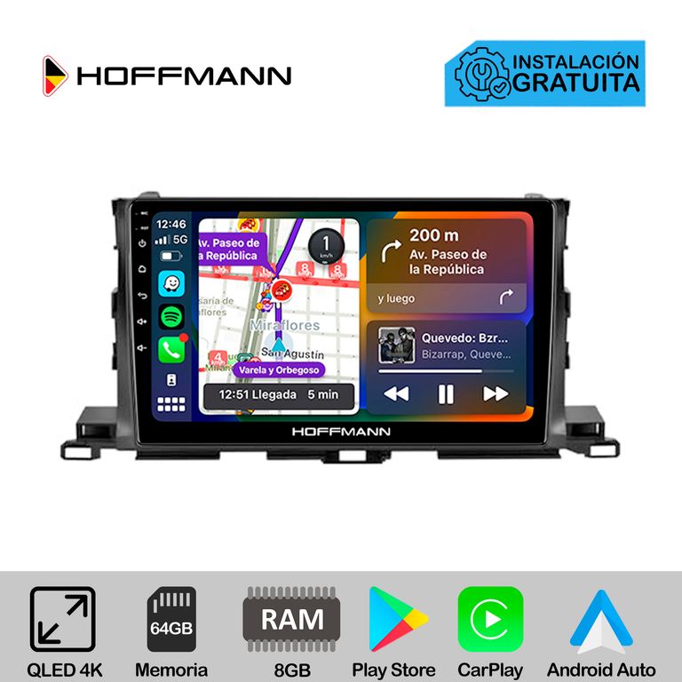 Autoradio Hoffmann CarPlay & Android Toyota Raize 2020 - 2022