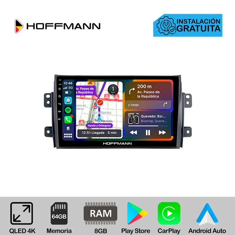 Autoradio Hoffmann CarPlay & AndroidSuzuki SX4 2006 - 2018