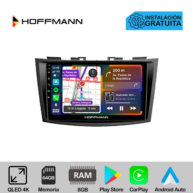 Autoradio Hoffmann CarPlay & Android Suzuki Swift | Ertiga 2011 -2017