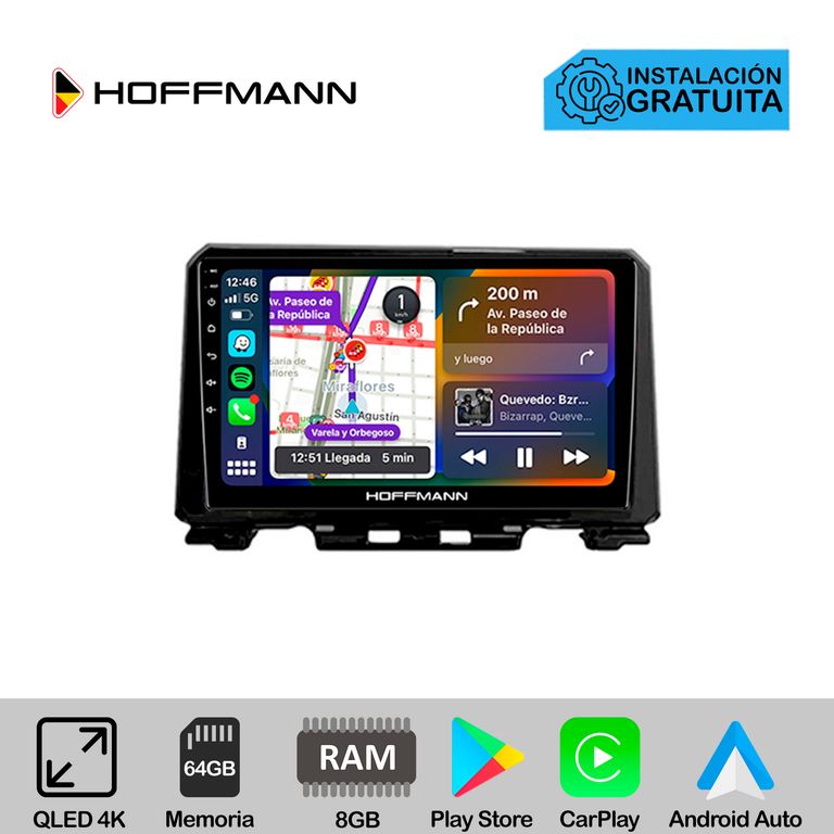 Autoradio Hoffmann CarPlay & Android Suzuki Jimny 2019 - 2021