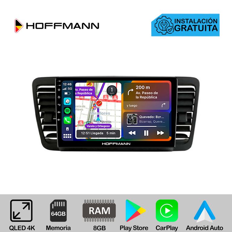 Autoradio Hoffmann CarPlay & Android Subaru Legacy | Outback 2004 - 2009