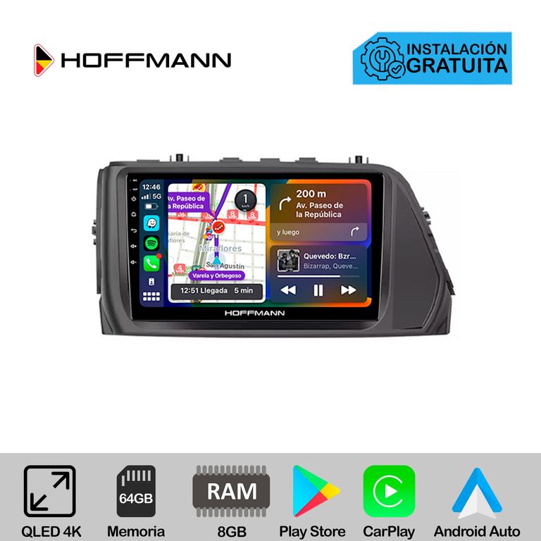 Autoradio CarPlay & Android Hyundai Verna 2018 - 2022