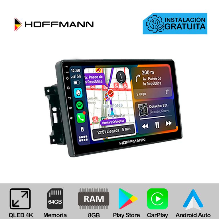 Autoradio CarPlay & Android Jeep Wrangler Rubicon 2008 - 2017