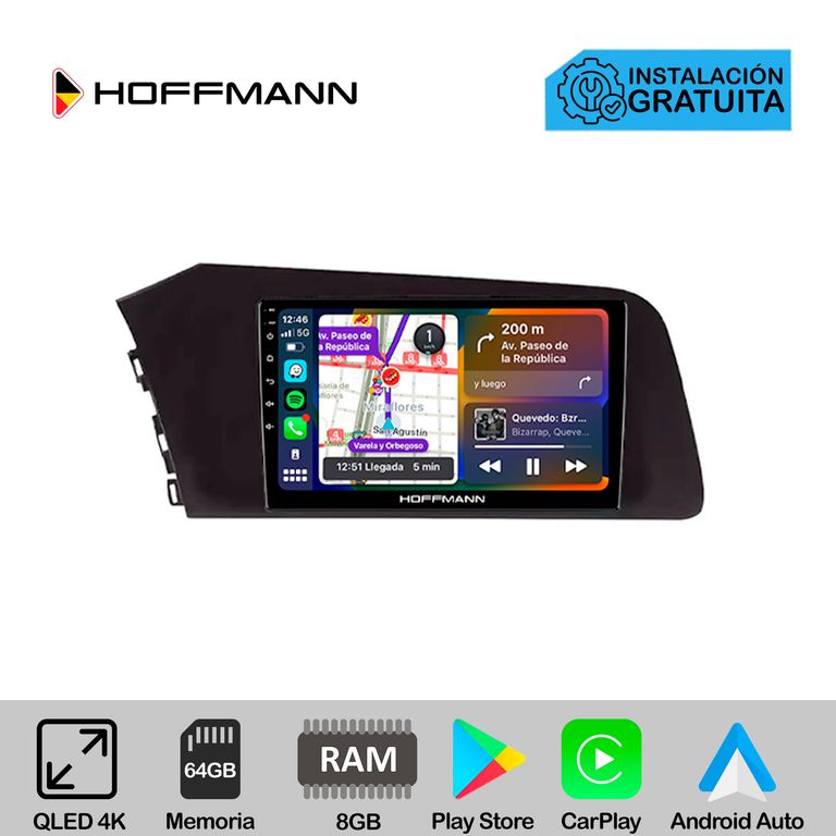 Autoradio Hoffmann CarPlay & Android Hyundai Elantra 2020 - 2023