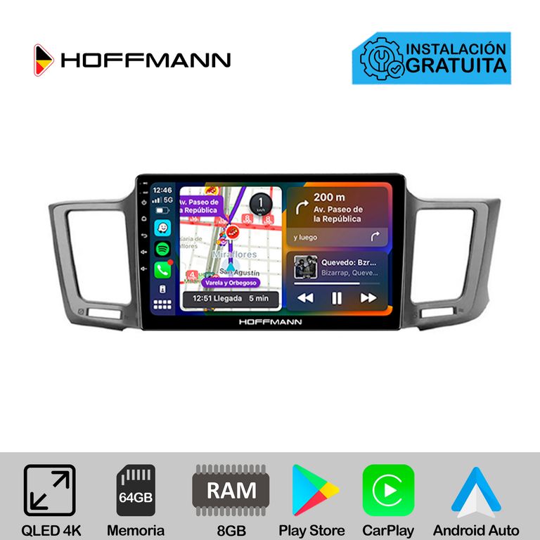 Autoradio Hoffmann CarPlay & Android Toyota Rav4 2013 - 2018