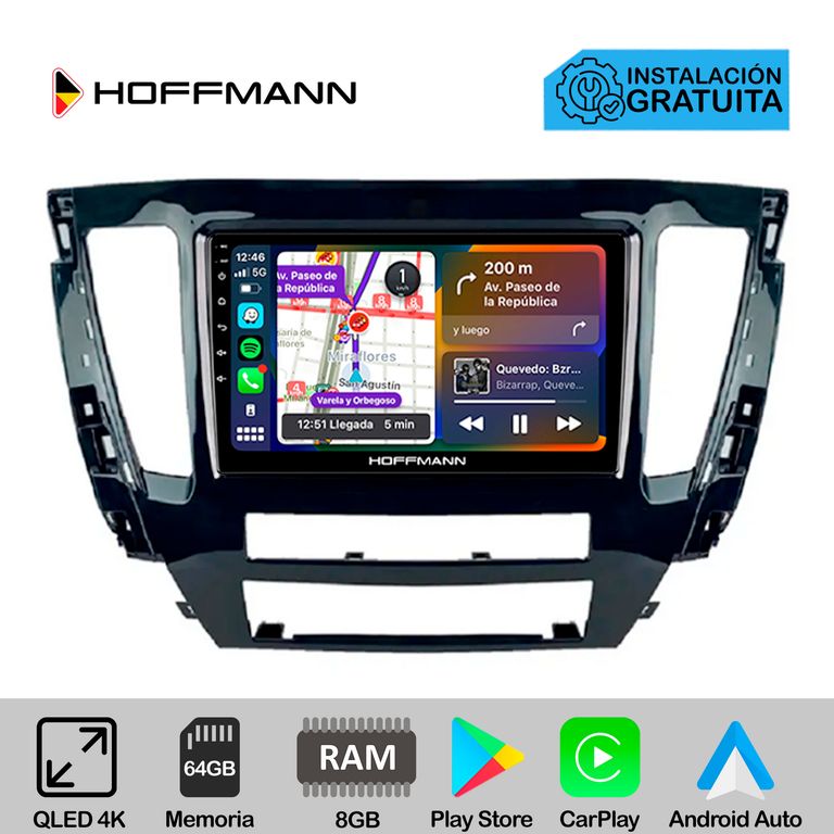 Autoradio Hoffmann CarPlay & Android Mitsubishi Montero Sport 2021 - 2022