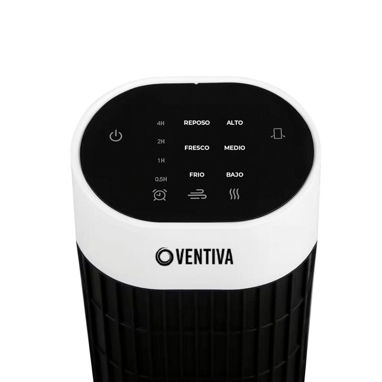 Ventilador De Torre 82cm Plástico 3 Velocidades 45W Ventiva Negro/Blanco