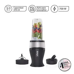 Ninja - Licuadora Individual Ninja 470ML 700W QB3001EU.