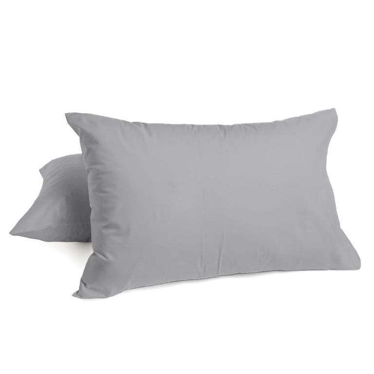Set x 2 Fundas Standard Gris