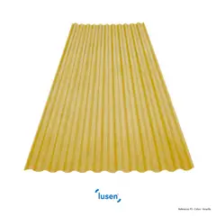 undefined - Fibra de vidrio Traslucidas Amarillo 80 x 305 x 1.00 Horn & Lusen