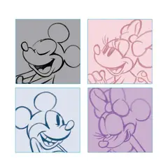 DISNEY - Set 4 Posavasos
