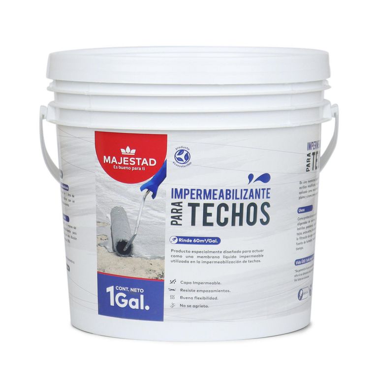 Impermeabilizante de Techo Majestad 1gl