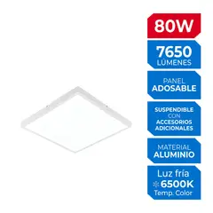 ILUMA - Panel Adosable 80W Luz Fría