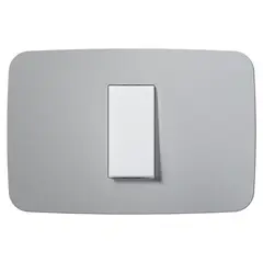 ABB - Interruptor Simple 1M Plata Origen