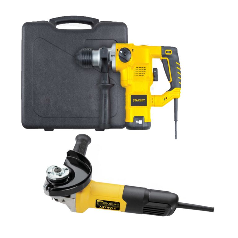 Rotomartillo SDS 1250W + Esmeril 750W