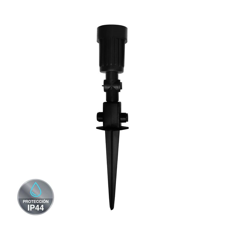 Estaca con Socket Negra E27 100W