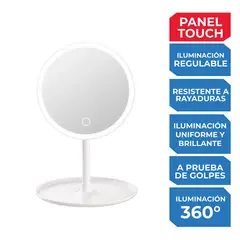 undefined - Espejo de Mesa LED Blanco
