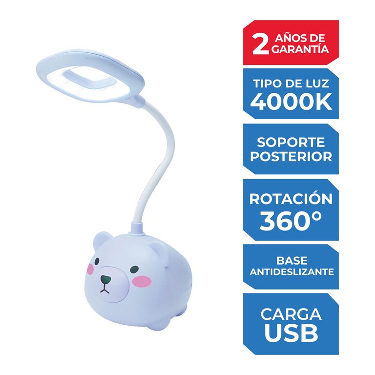 Lámpara de Escritorio Oso Celeste