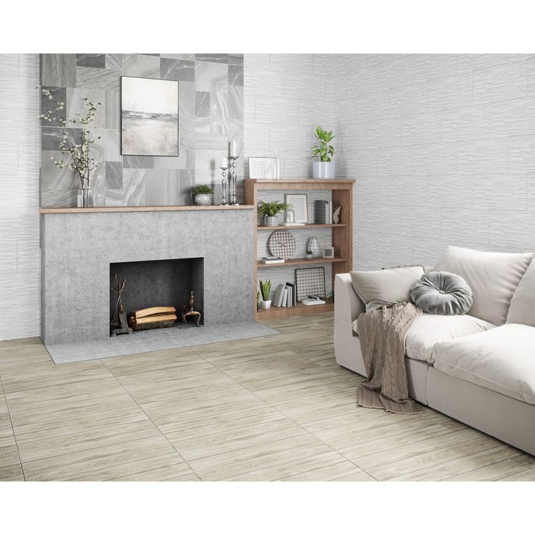 Ceramica Blanco Rustico 27x45cm 2.07m2