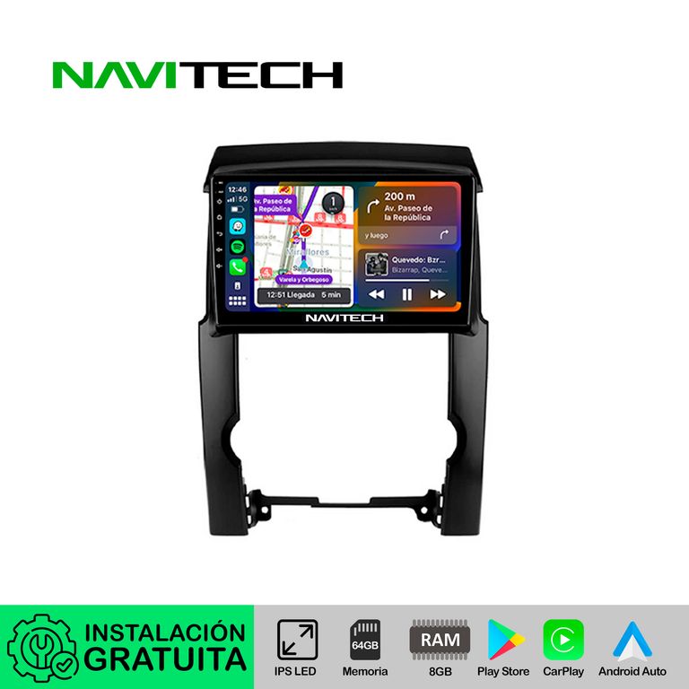 Autoradio Navitech CarPlay & Android Auto Kia Sorento 2009 – 2012