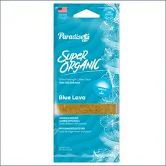 PARADISE - Ambientador para Auto Air Super Organic Aroma Blue Lava