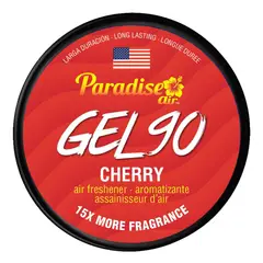 PARADISE - Ambientador para Auto Air Slim Gel 90 Aroma Cherry