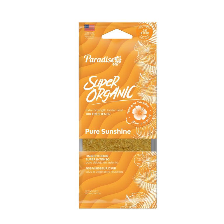 Ambientador para Auto Paradise Air Super Organic Aroma Pure Sunshine