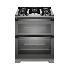 ELECTROLUX - Cocina a Gas 5 Hornillas Triple Llama Gris