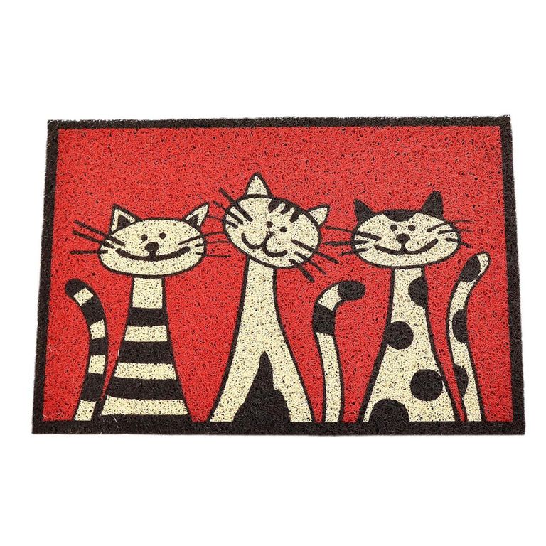 Felpudo Atrapamugre Pets Gato 60x40cm