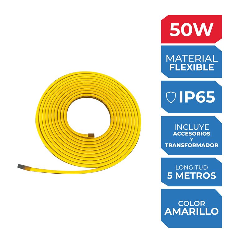 Tira LED Neón Amarillo