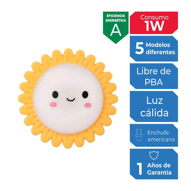 Luz Guía Infantil Girasol